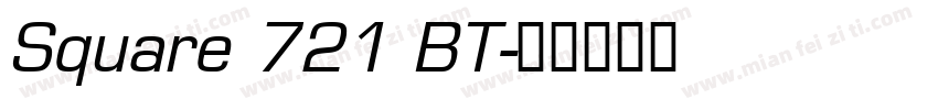 Square 721 BT字体转换